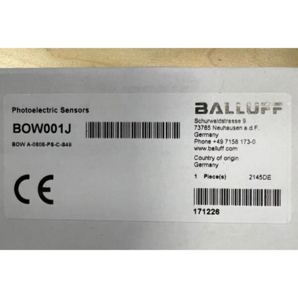 BALLUFF BOW001J BOW A-0808-PS-C-S49 Module Brand New Expedited Shipping - Image 3