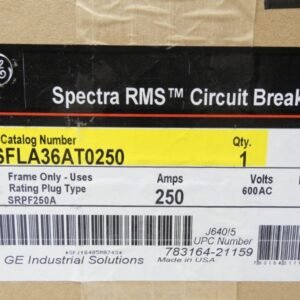GENERAL ELECTRIC SFLA36AT0250 600V 250A NSMP Free Expedited Shipping