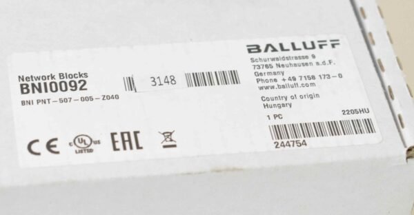 New BALLUFF BNI0092 Network Modules Free Expedited Shipping - Image 2