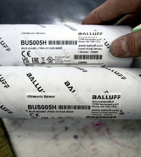 BALLUFF BUS005H BUS M30M1-PWX-07/035-S92K ULTRASONIC SENSOR Expedited Shipping
