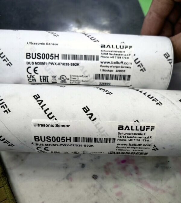 BALLUFF BUS005H BUS M30M1-PWX-07/035-S92K ULTRASONIC SENSOR Expedited Shipping - Image 3